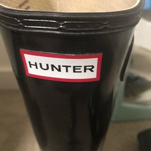 Tall Black Hunter Rainboots